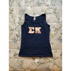 Sigma Kappa Navy Letters Tank